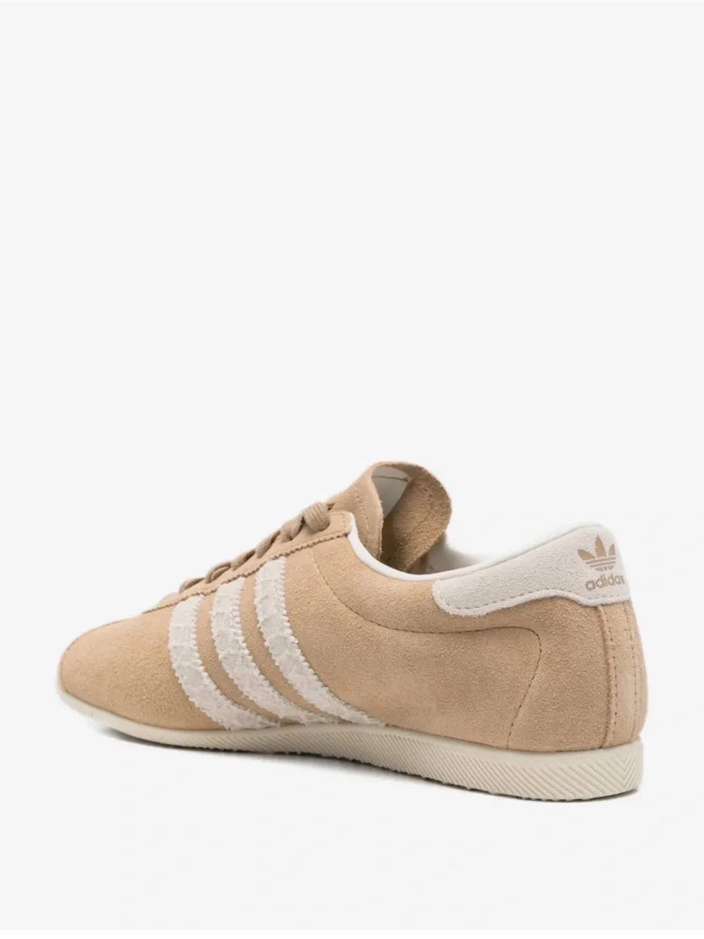 Adidas Paris Beige Suede Men's Sneakers with White Stripes size 10 NEW NWT